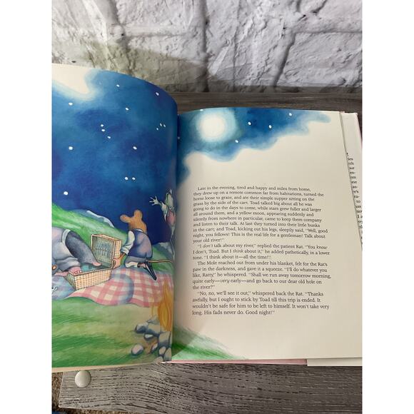 1985 The Wind in the Willows Hardcover The Open Road Kenneth Grahame - Picture 8 of 8